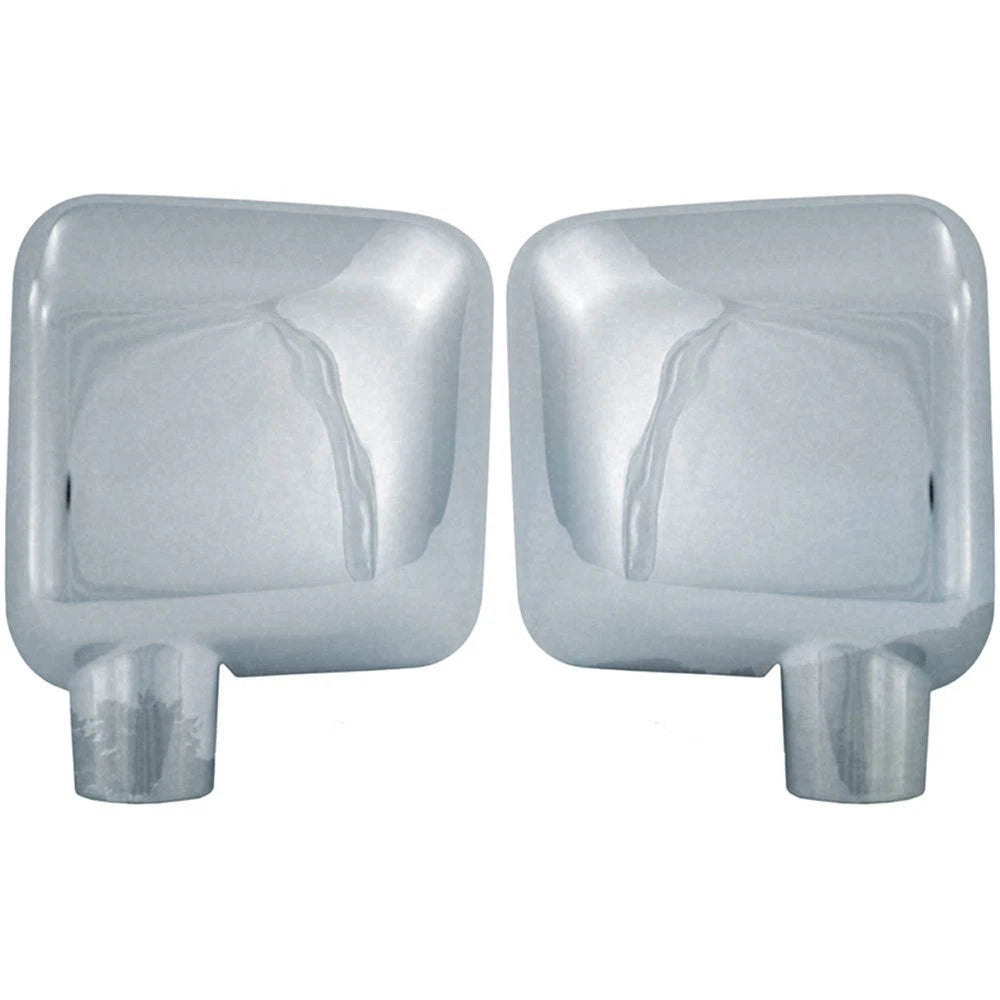 Mirror Covers for 2007-2016 Jeep Wrangler (Chrome Full) - BCIM083