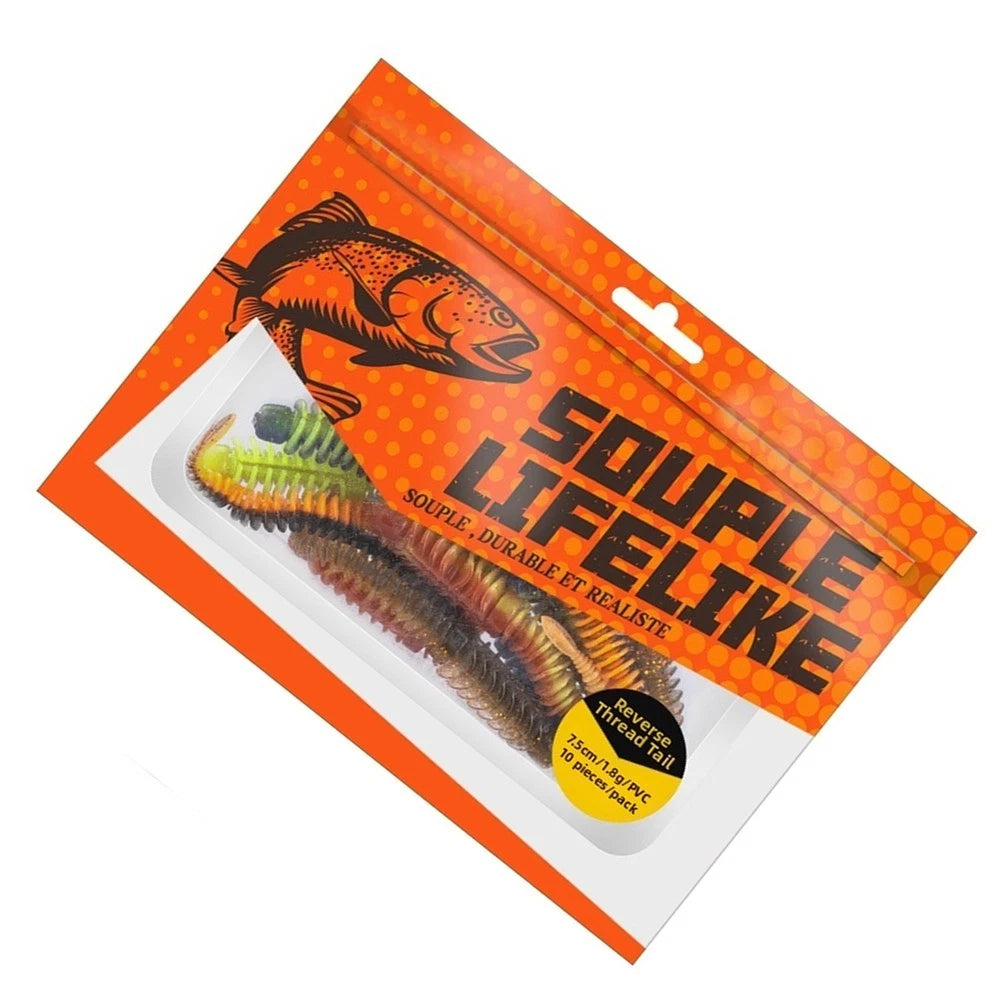 Paddle Tail Swimbait Set of 2 for Fishing (7.5cm, 8.5cm)