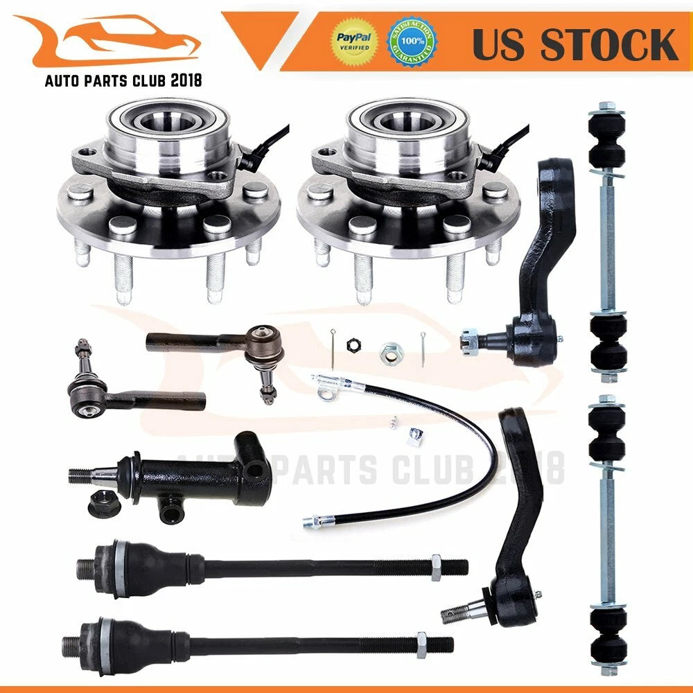 Set of 4 Front Tie Rod Ends for Chevrolet Tahoe (2001–2006)