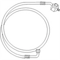 Evaporator to Compressor Line for Allis Chalmers 7000 7010 7020 (1975–1985)