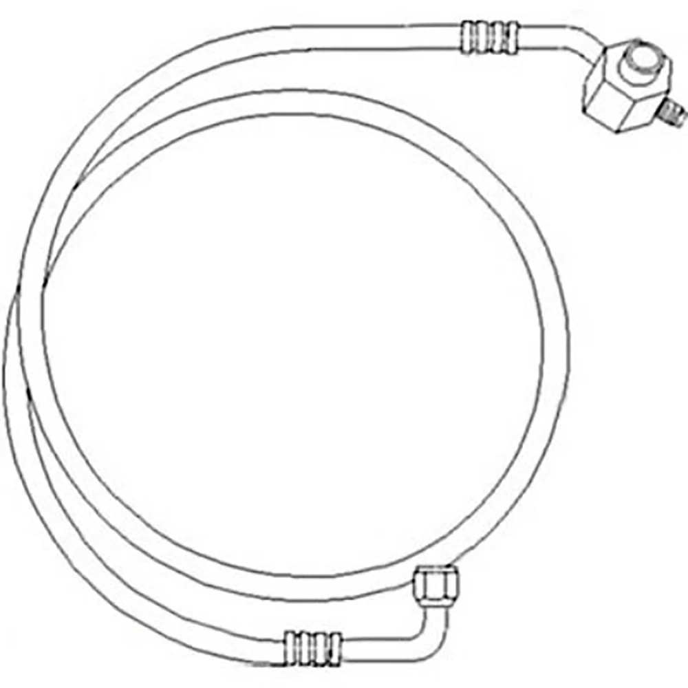 Evaporator to Compressor Line for Allis Chalmers 7000 7010 7020 (1975–1985)