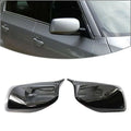 Glossy Black Rear View Mirror Covers for BMW E60 E61 (2004-2007)
