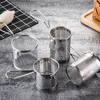 Stainless Steel Mesh Strainer for Cooking and Straining Tasks