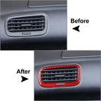 Red Interior Passenger Side Air Vent Outlet Cover Trim for Honda S2000 (04-09)