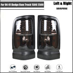 LED Tail Lights for Dodge Ram 1500 2500 3500 (1994–2001) Chrome Housing