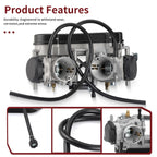 Carburetor & Intake Manifold Boot for Kawasaki Brute Force 750 (2005–2007)