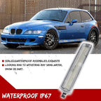 Pair Clear White LED Side Marker Lights for BMW Z3 M Coupe (1996–2002)