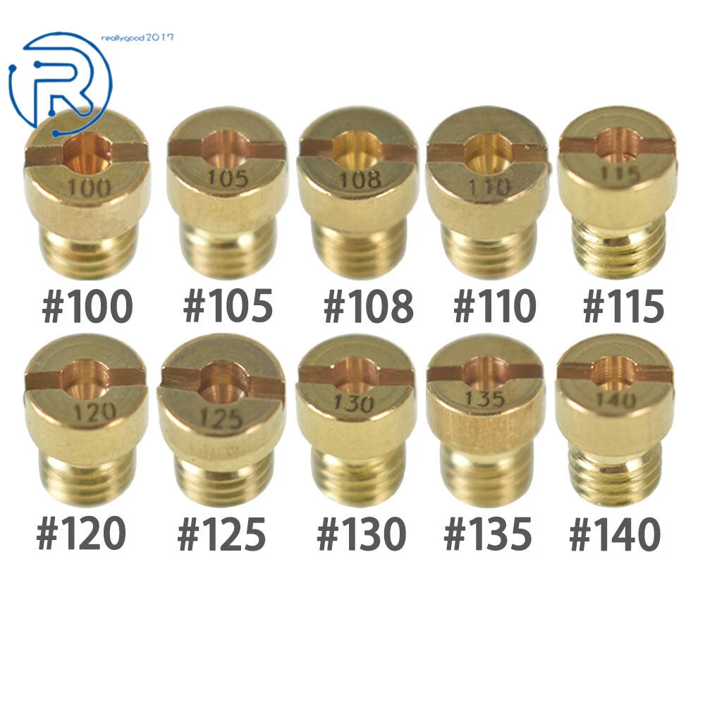 Carburetor Main Jet Kit for PWK OKO CVK (10 pcs)