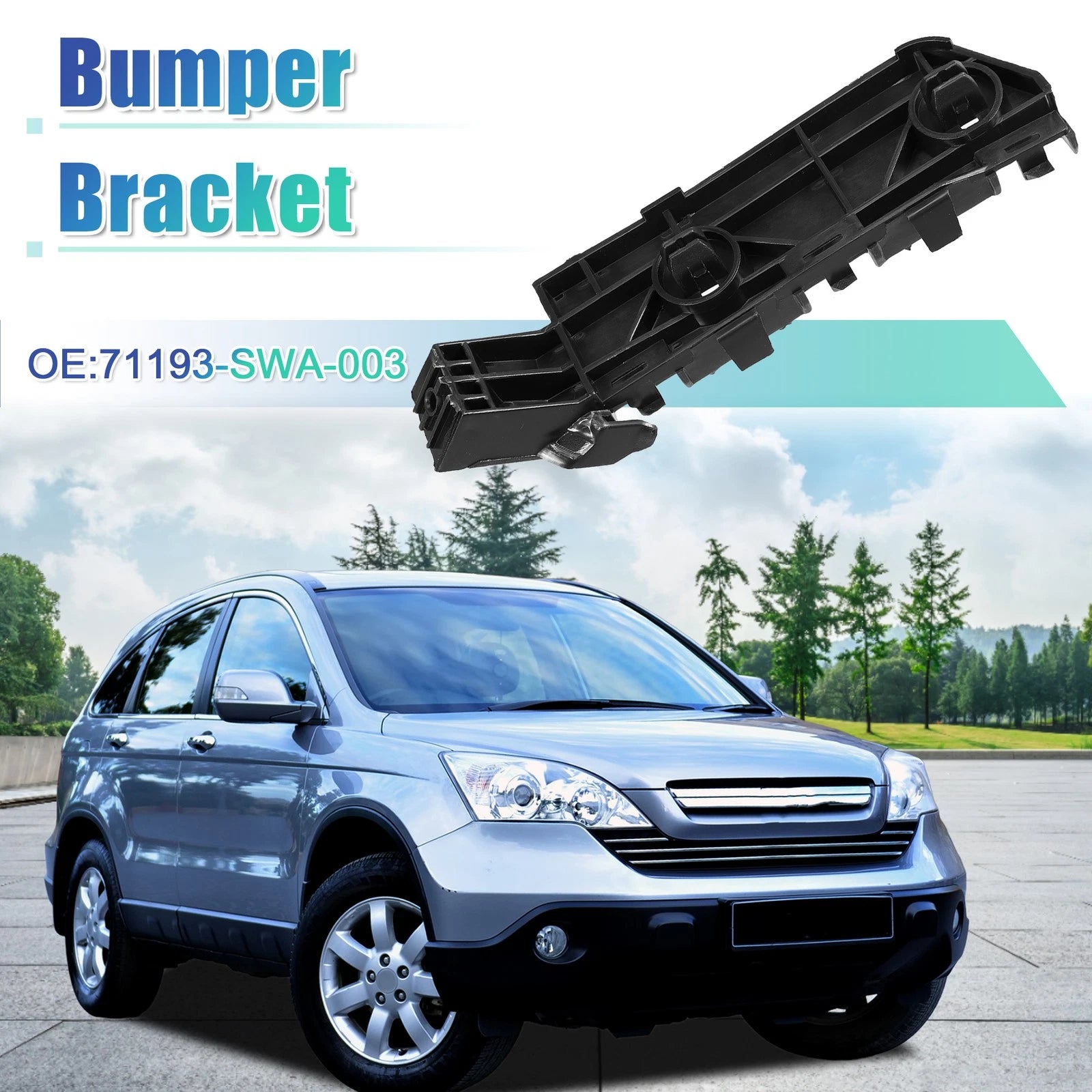 Right Side Front Bumper Bracket NO. 71193-SWA-003 for Honda CR-V (2007–2011)