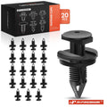 20x Bumper Pillar Push-Type Retainer Clips for Jeep Renegade (2015–2023)