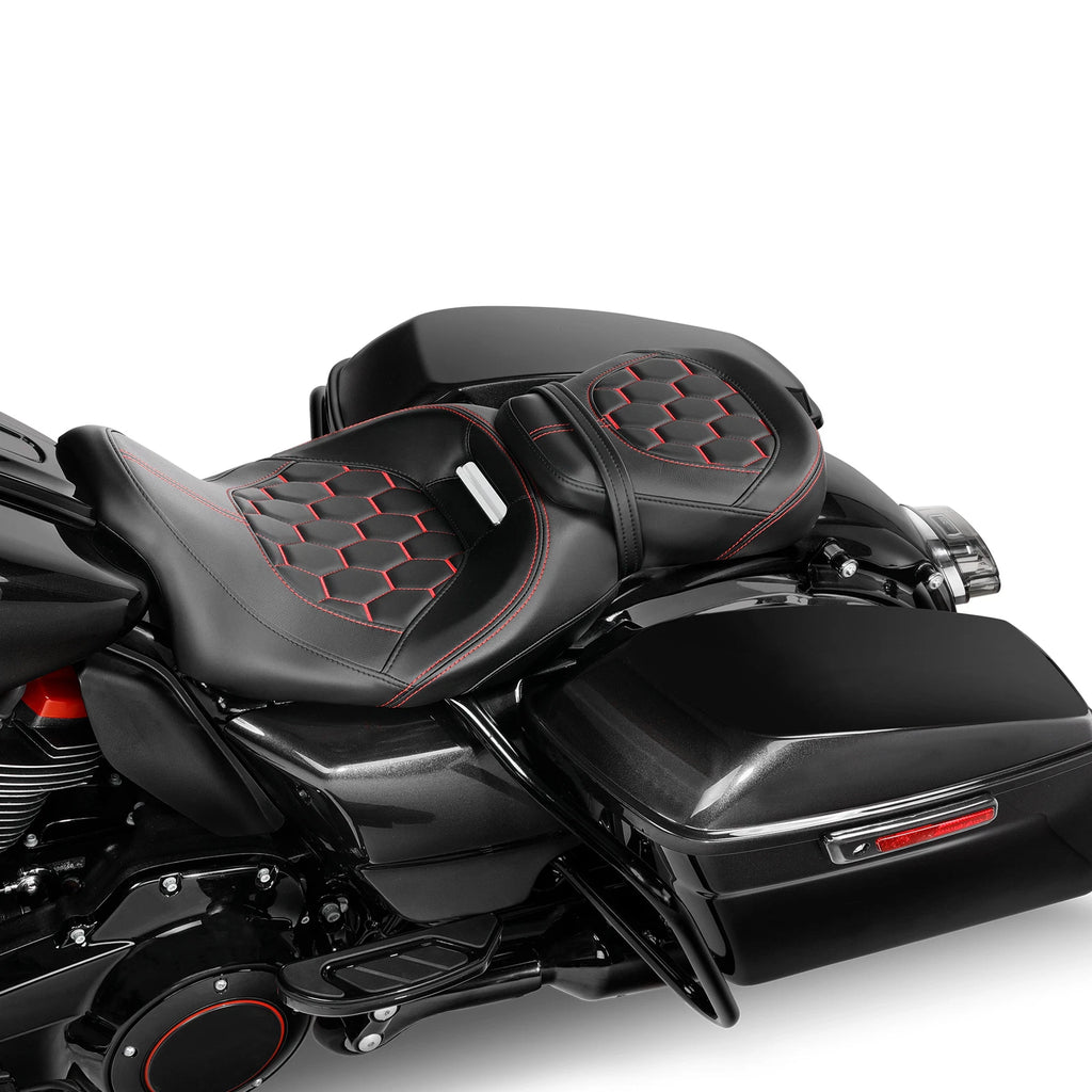 Gel Seat for Harley Touring Street Glide (2009–2023) 22 Black