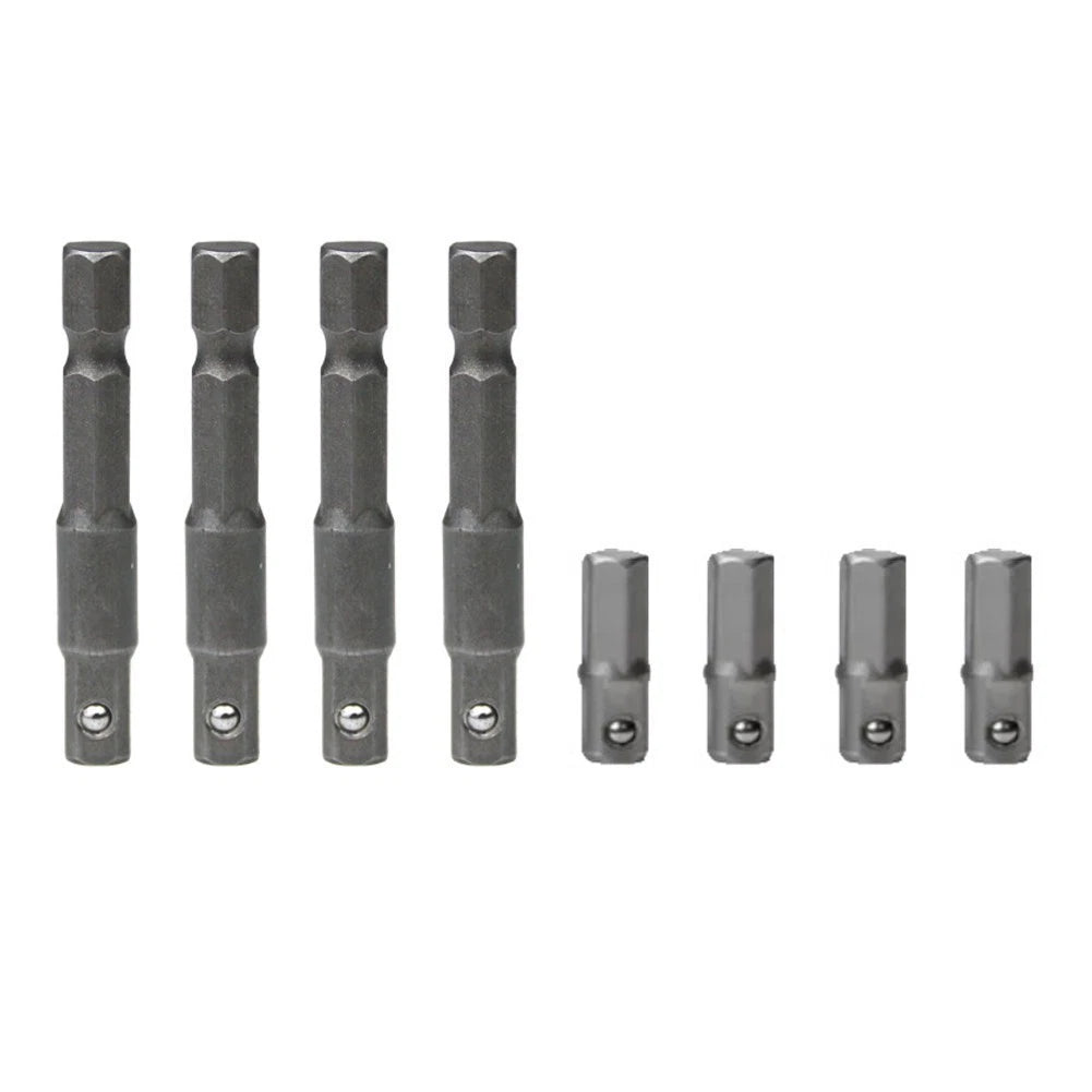 1/4 Hex Shank to 1/4 Socket Drive Adapter for Drill Drivers (Universal)