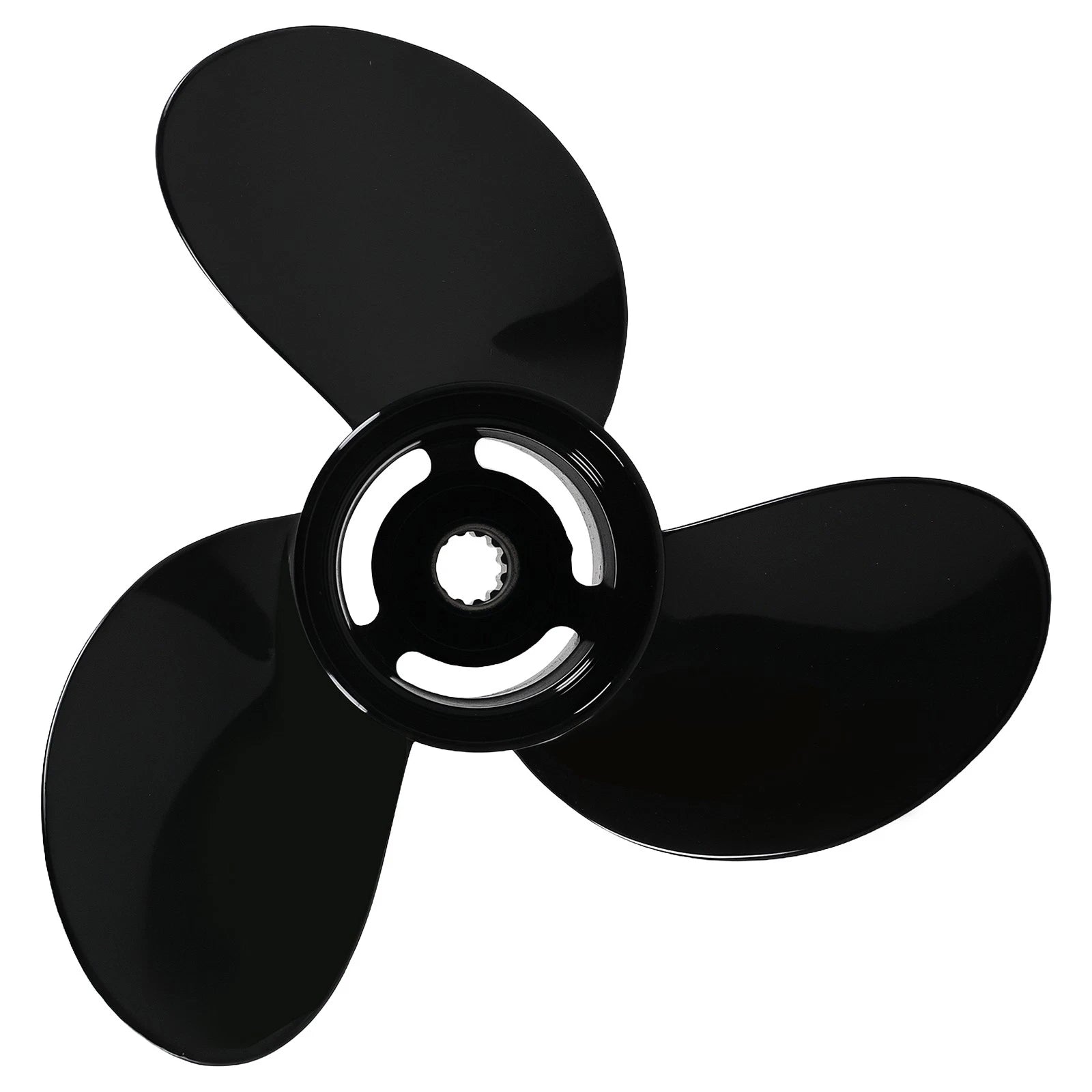 3 Blade RH Boat Propeller for Mercury Tohatsu 8-9.9HP (12 Spline, 3B2B64515-1)