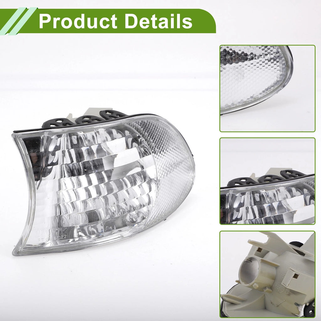 1Pc Left Corner Signal Light Cover for BMW 7 Series (1999–2001) No. 63138379107