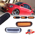 Smoke Switchback LED Front DRL Turn Signal Lights for VW Beetle (1998–2005)