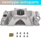 High Rise Single Plane Intake Manifold for Small Block Chevy SBC 350 400 (1957–1995)