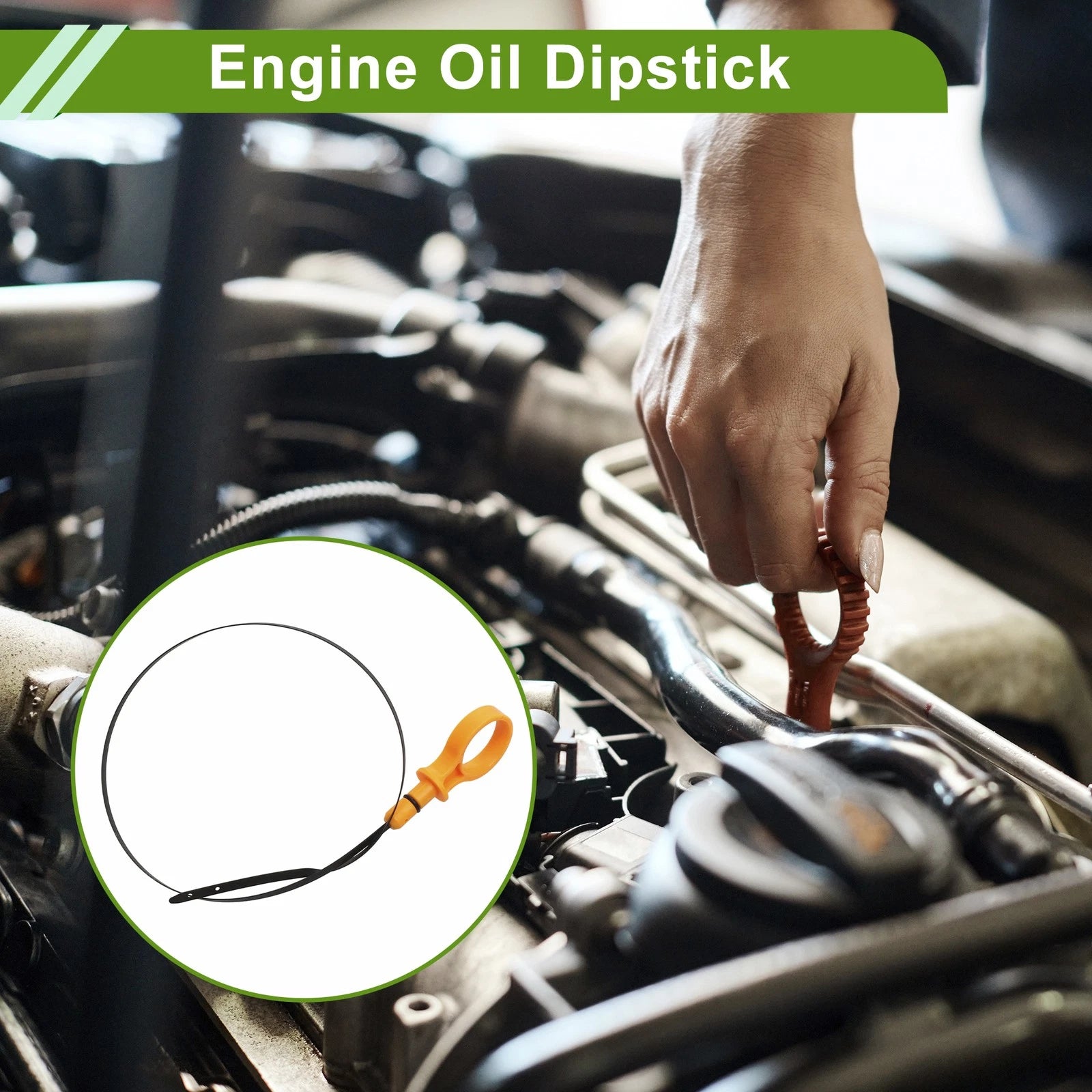 Engine Oil Dipstick No.LF5G10450 for Mazda 3 2.0L A/T (2012–2013)