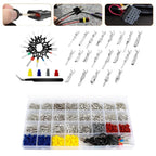 799 PCS Connector Terminal Pin Kit for Motorcycles Cars Marine