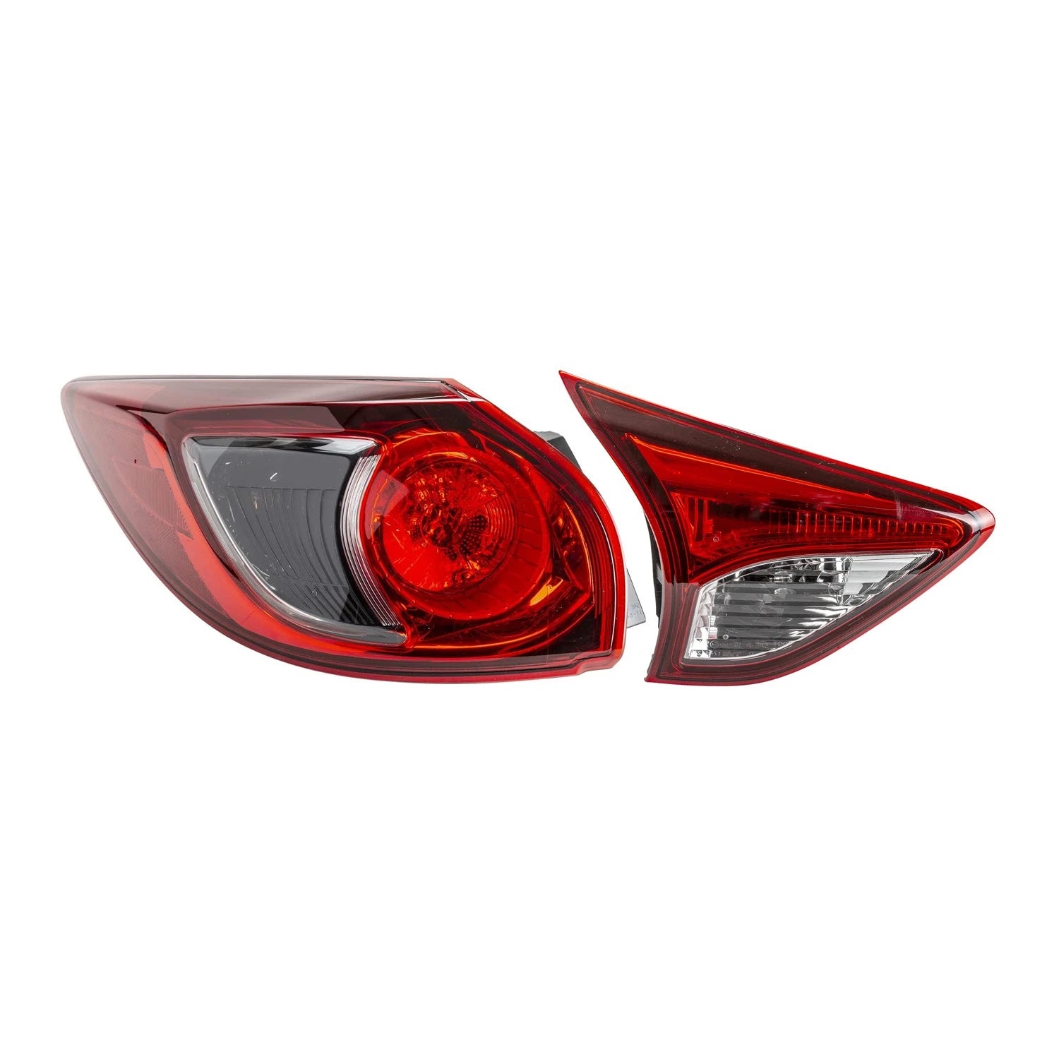 Set of 2 TYC Inner Outer Tail Light Assembly for Mazda CX-5 (2013–2016)