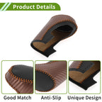Gear Shift Knob Cover for Chevrolet Malibu (2016–2023) Brown Carbon Fiber