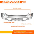 Steel Front Bumper Face Bar for GMC Sierra 1500 (2016–2018)