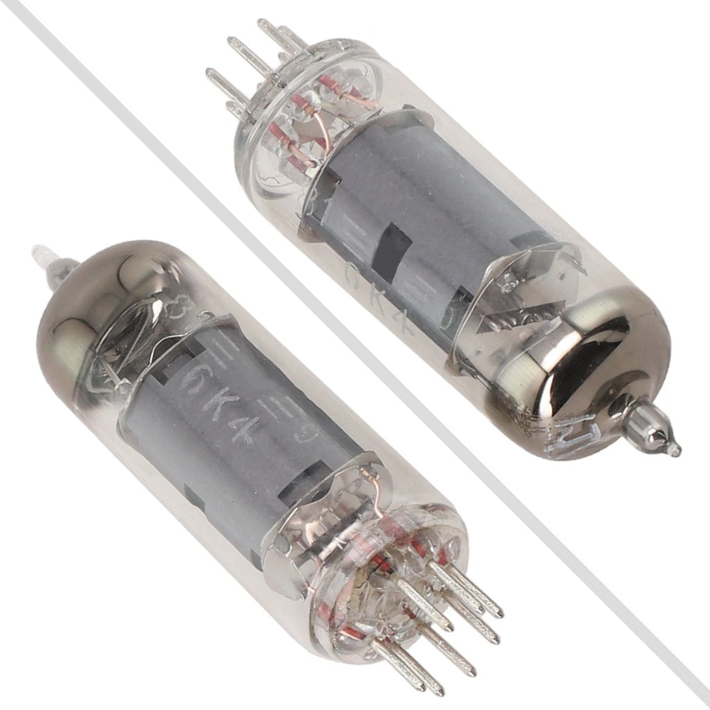 Matched Pair of 6K4 Vacuum Tubes for Improved Bass and Highs