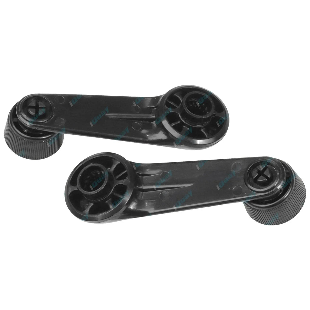 Front or Rear Black Window Crank Handles Pair for Hilux LN65 YN65 YN67 83~88