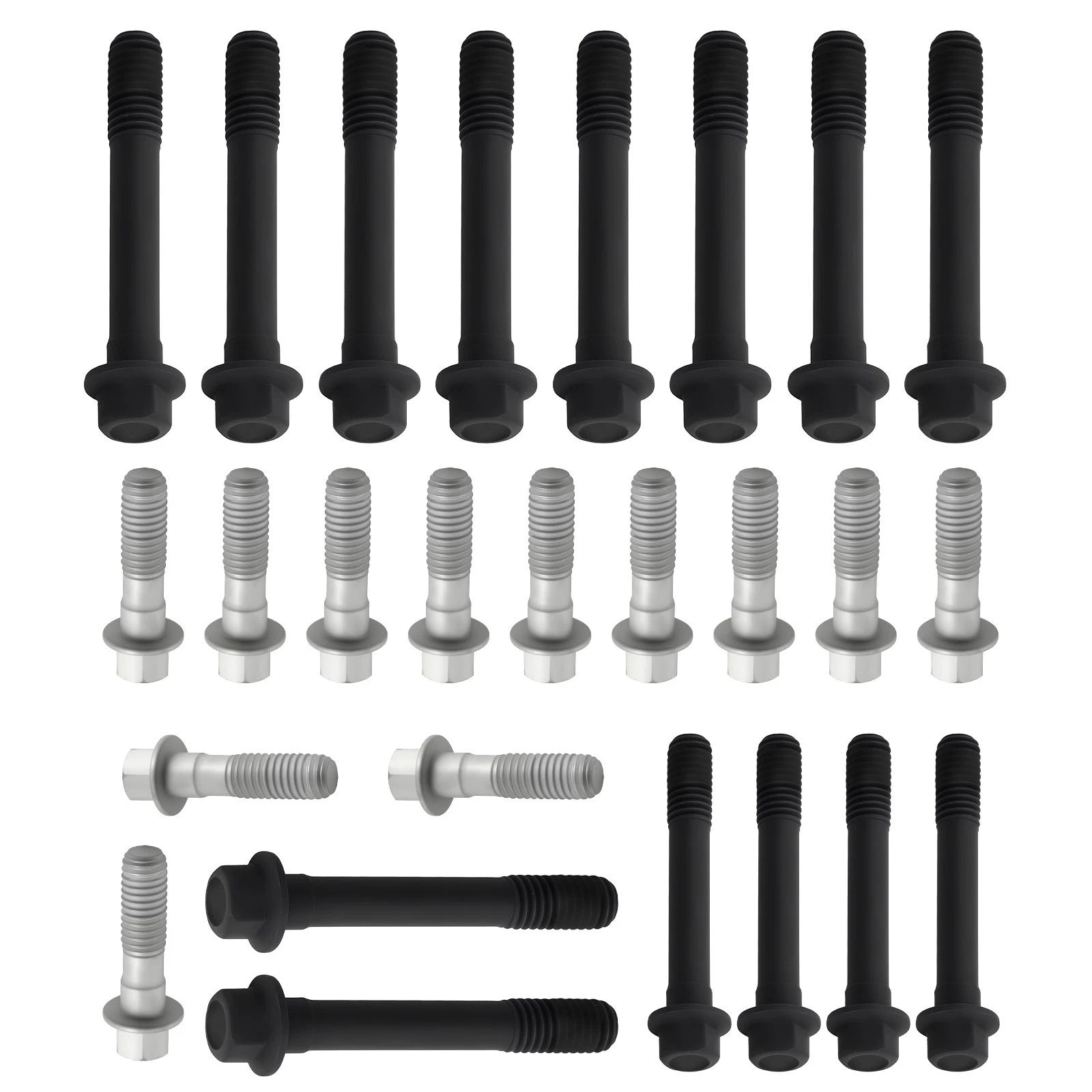 Head Bolt Kit for Chevrolet Astro Blazer GMC Jimmy 4.3L V6 (HBK3125 ES74034)