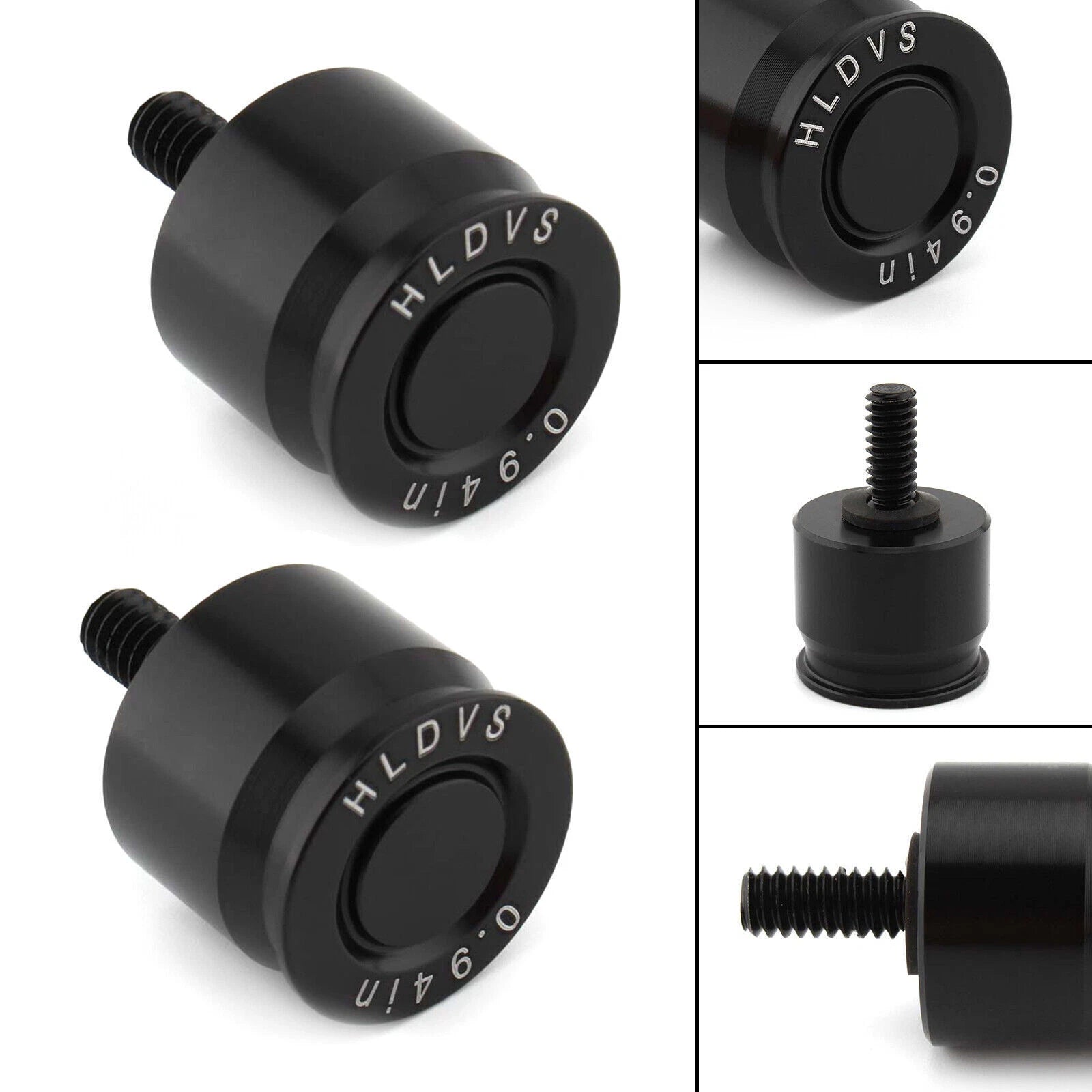 2X Seat Bolt Aluminum Anodized Black for Harley Dyna Softail Sportster Road King Glide