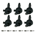 6X Ignition Coil & Spark Plug for Ford Mustang MKX Taurus (2017–2018)