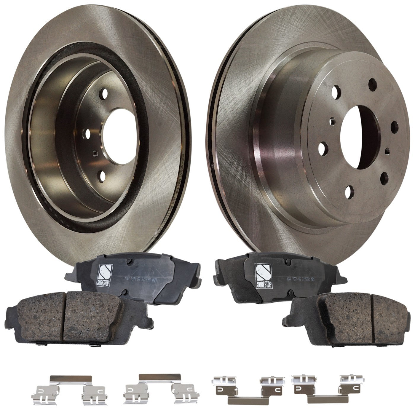 Rear Brake Disc and Pad Kit for GMC Yukon, Sierra 1500 (2007–2020)