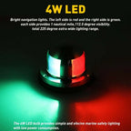 LED Navigation Boat Light for Pontoon (12V)
