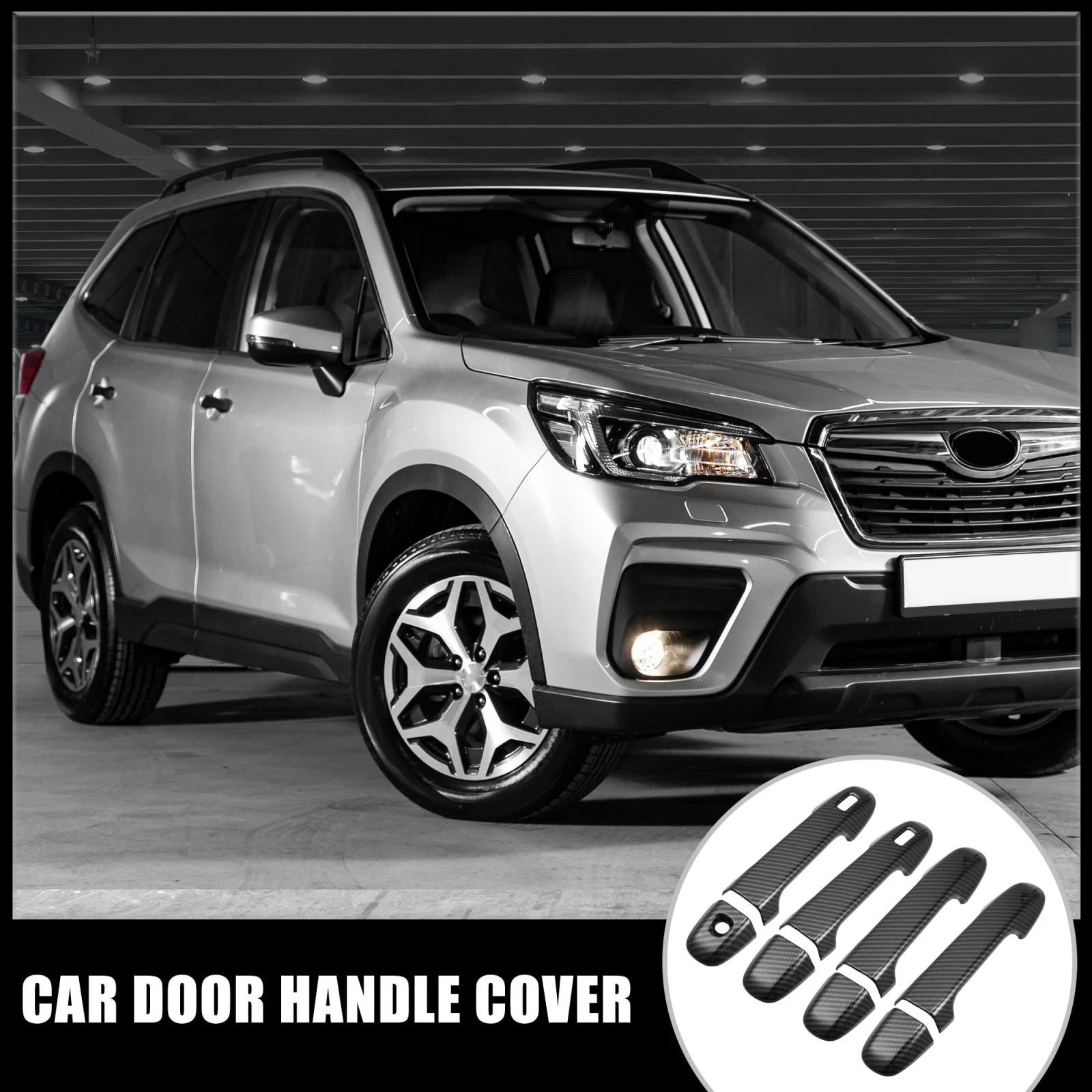 Set of 4 Car Door Handle Cover Trims for Subaru Forester 