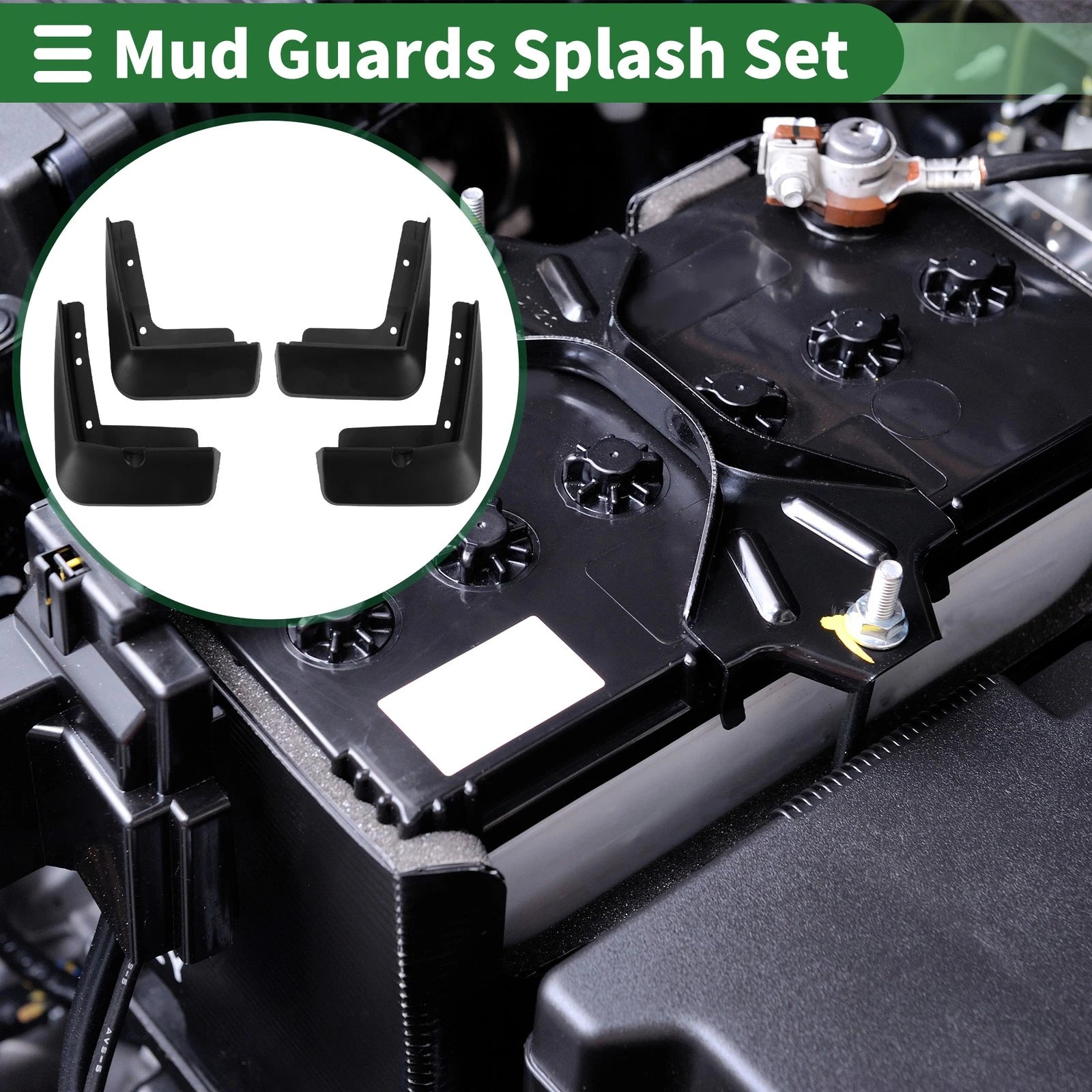 Mud Flaps Splash Guards for Kia K5 (2020) W/ Mount Accessories