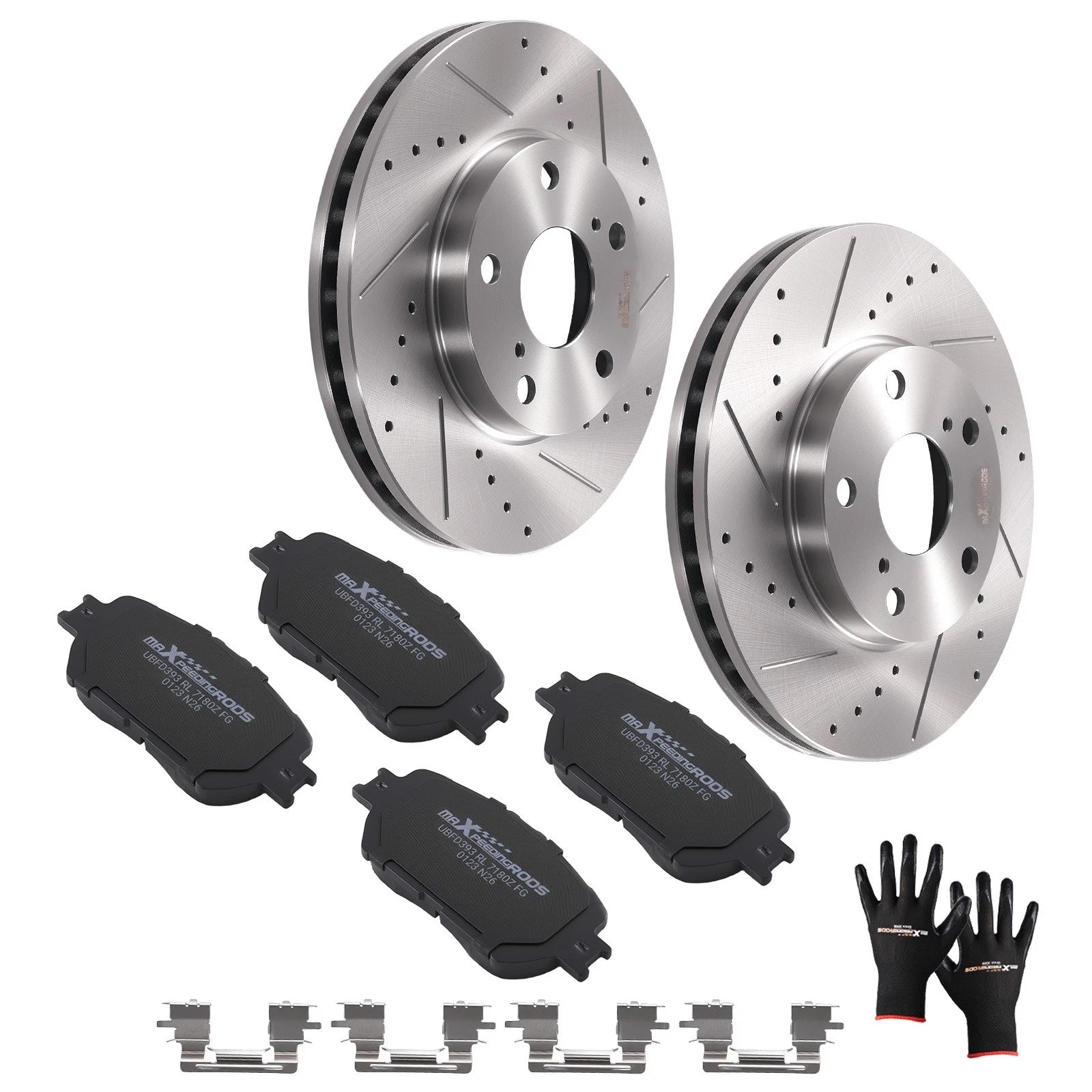 Front Brake Rotors and Pads Kit for Toyota Camry (2002–2006) S31050