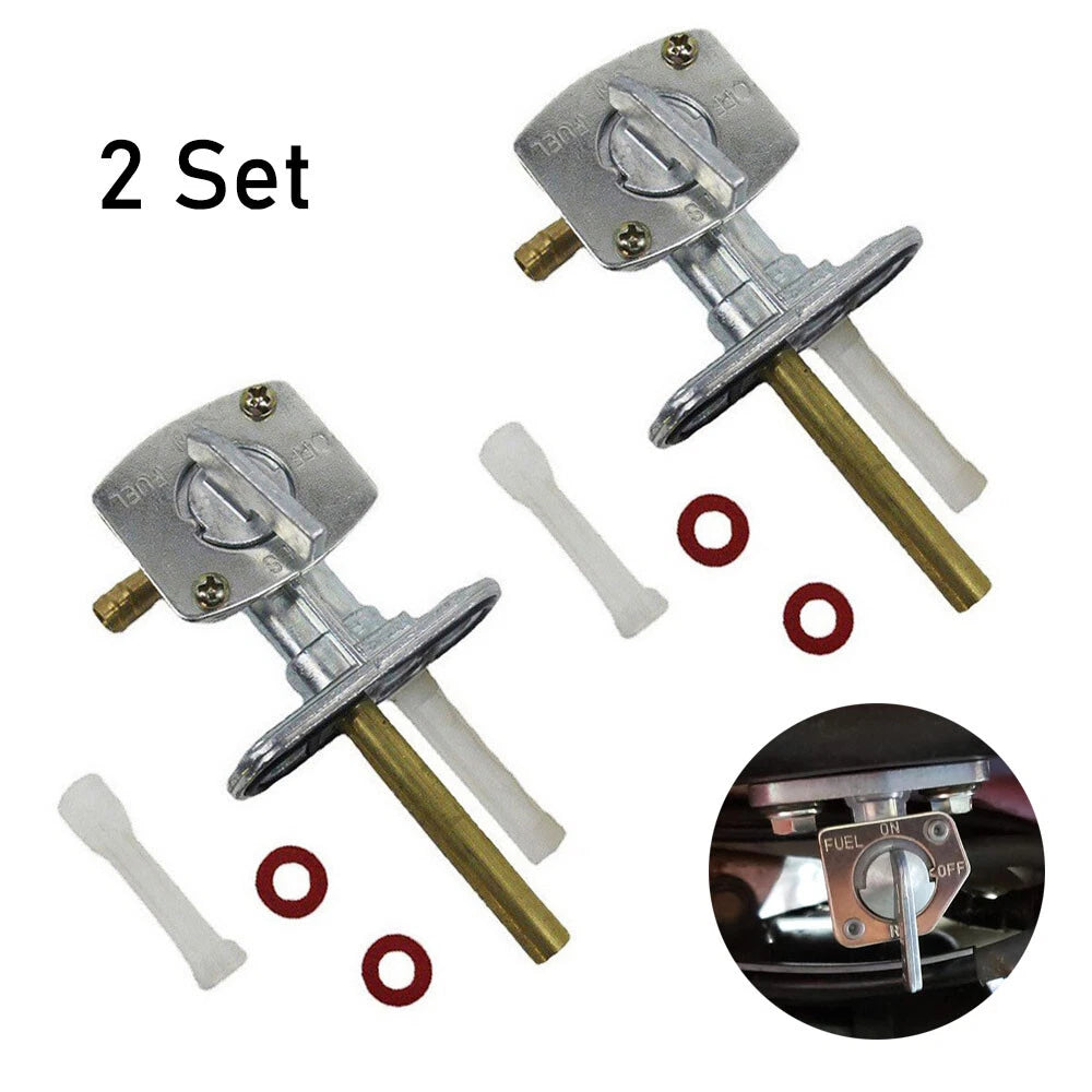 2X Fuel Gas Petcock Valve Switch for Yamaha YFM 660 Grizzly (2002–2008)