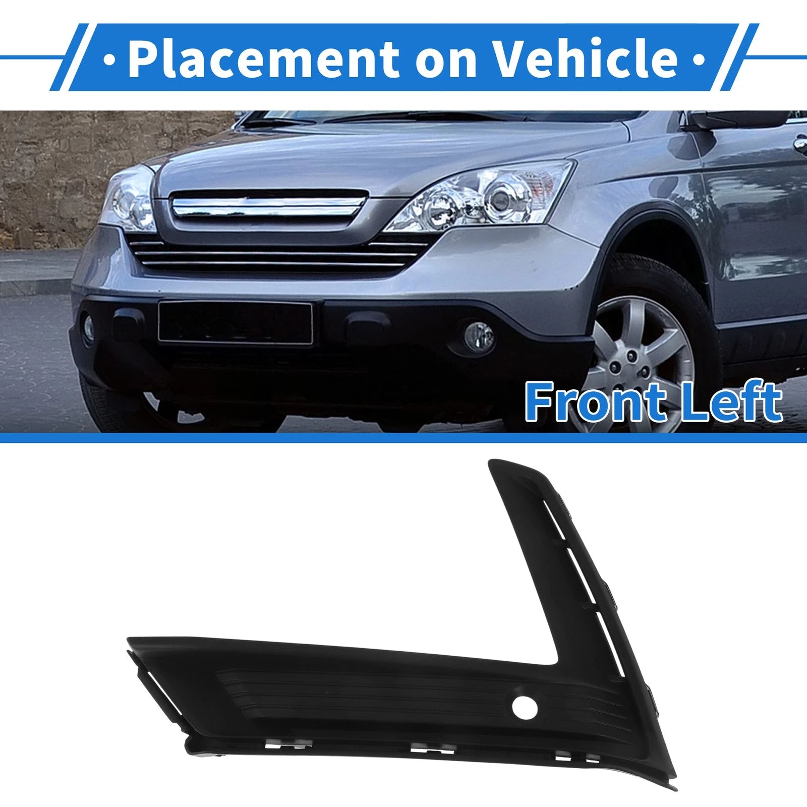 Front Left Fog Light Grill No. 711903A0A20 for Honda CR-V (2020–2025)