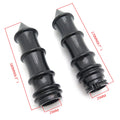 Bamboo Black Skeleton Spike Hand Grips for Harley (All Years) 1" 25mm
