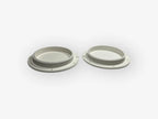 Set of 2 Deck Plates for Marpac 7-0633 (6in ID, Pry Out Design, White)