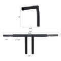10" Rise T-Bars Handlebar for Harley Sportster Dyna (Custom, Low Rider)