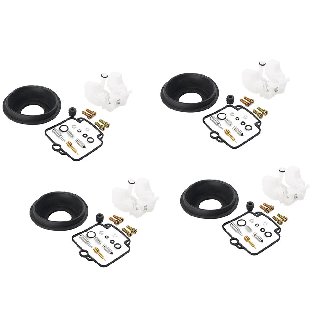 4X Carburetor Repair Kit Float Diaphragm for Suzuki GSXR1100 (1986–1998)