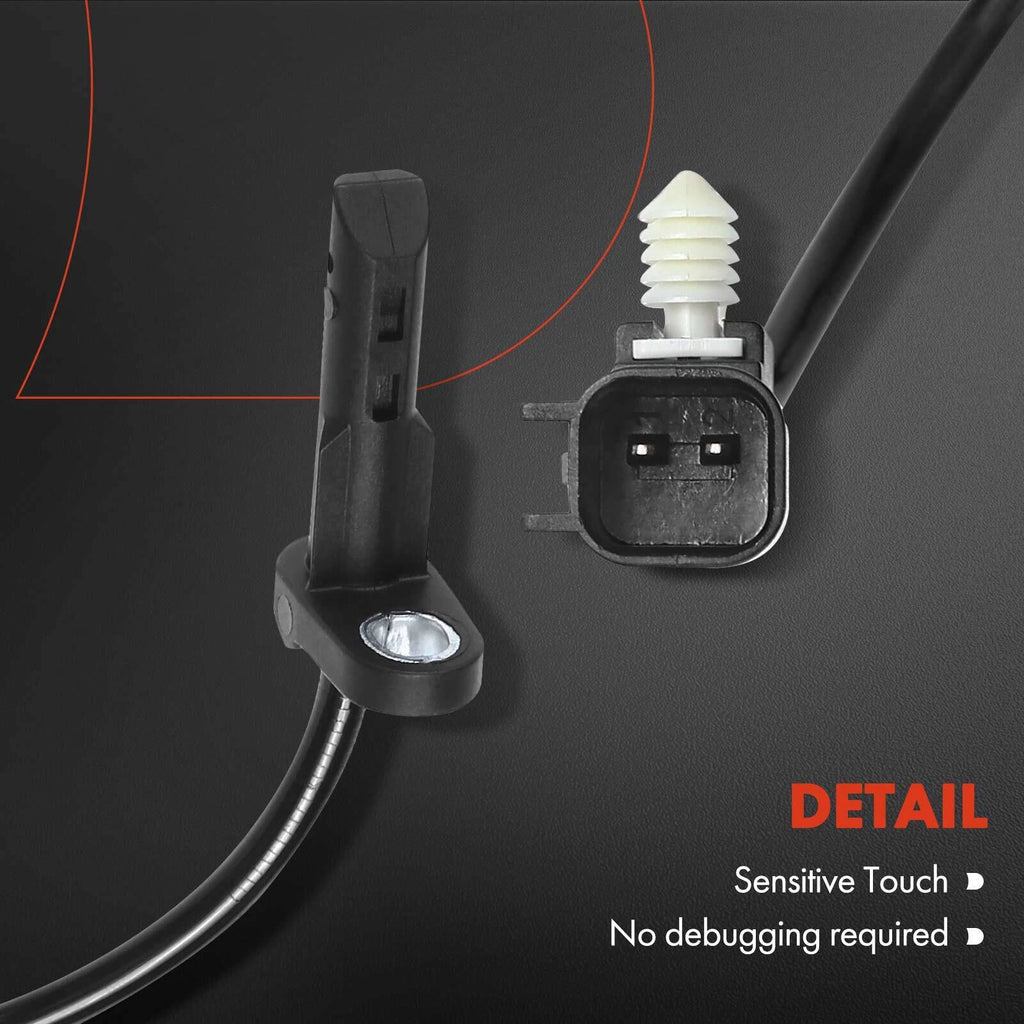 2X Rear ABS Wheel Speed Sensor for BMW E60 E61 E63 E64 M5 M6 (2006-2010)