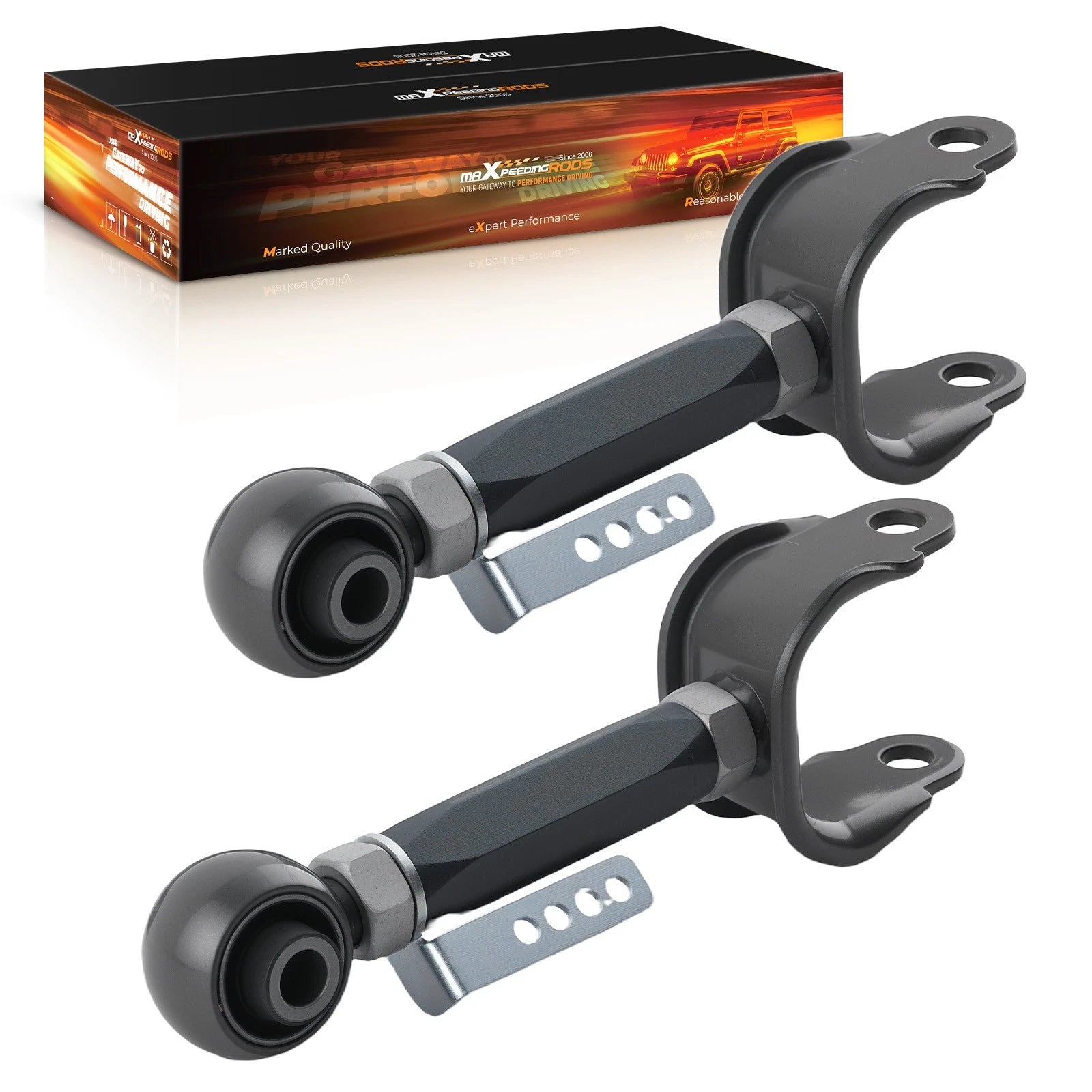 Set of 2 Adjustable Rear Camber Control Arms for Tesla Model 3 (2017–2025)