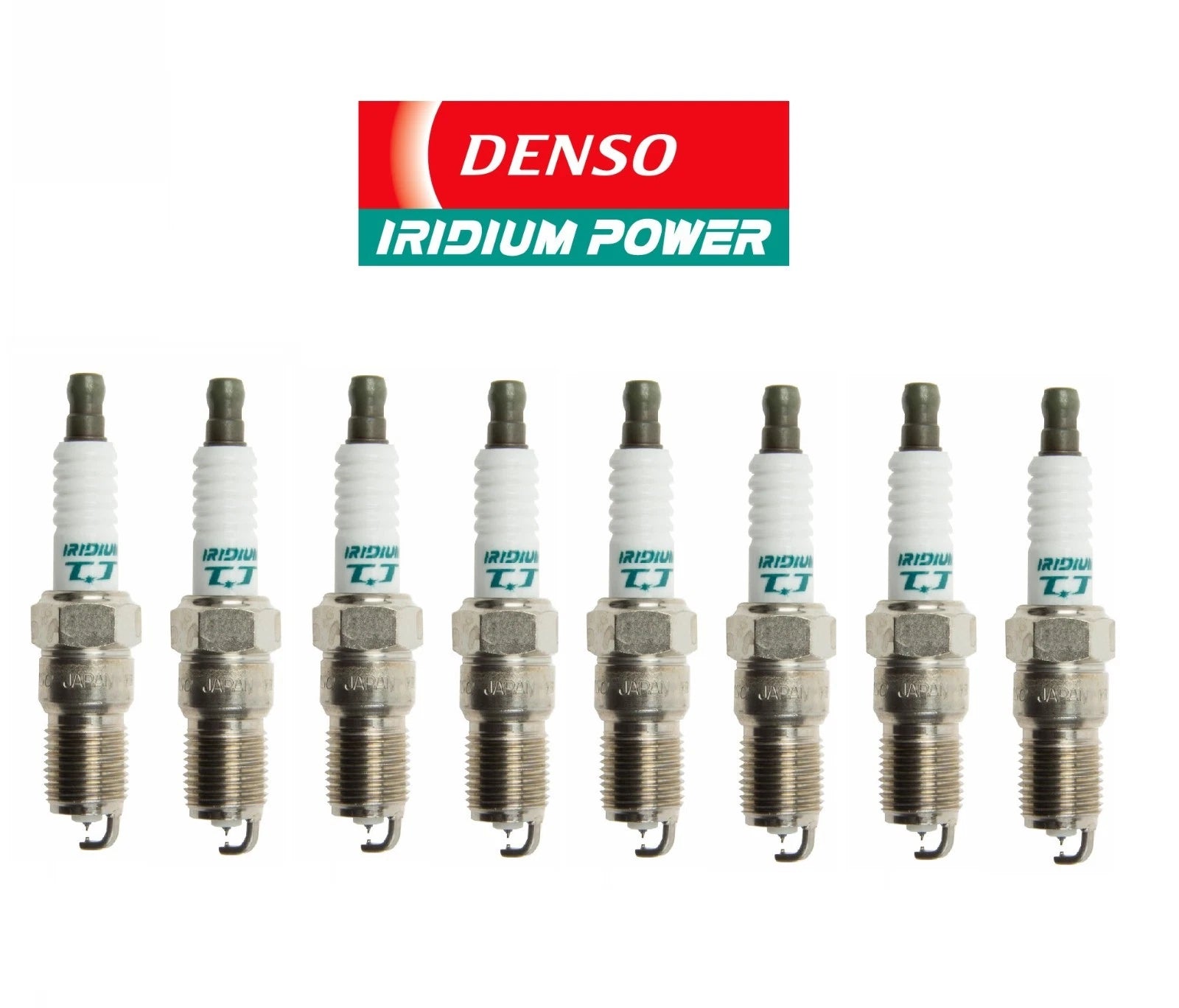 Set of 8 Denso Iridium TT Spark Plugs (Gap 0.040) for Audi Ford Lincoln Mercury