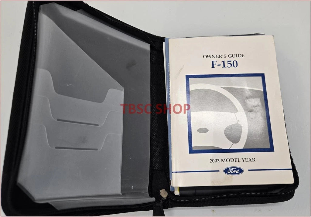 Owners Manual Collection with Case for Ford F-Series F150 (2003)