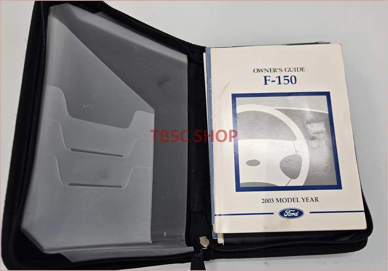 Owners Manual Collection with Case for Ford F-Series F150 (2003)