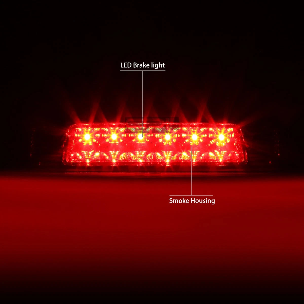 LED Third Brake Light for Toyota Highlander (2001–2003) - Smoked