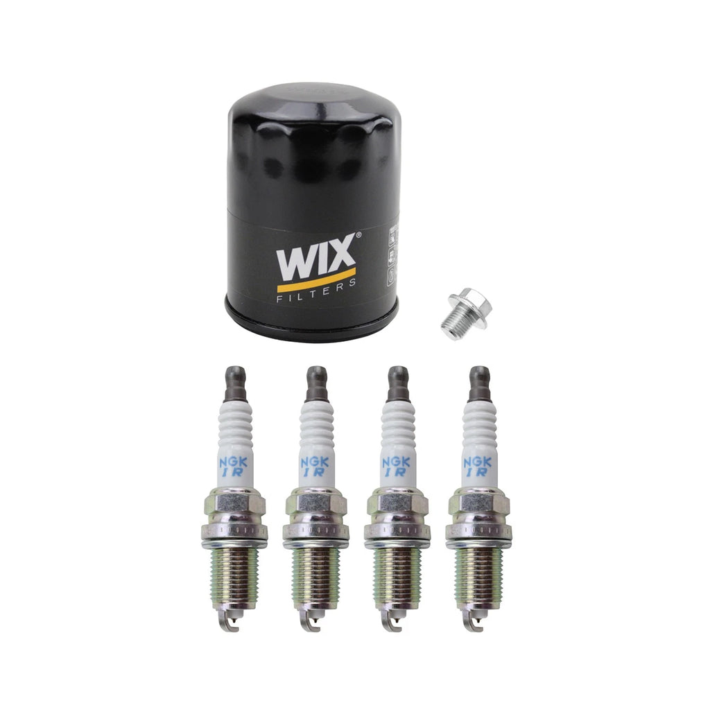 Wix Engine Oil Filter & NGK 4 Laser Iridium Spark Plugs for Matrix RAV4 (2003–2018)