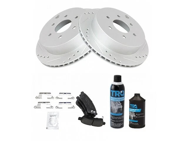 Rear Brake Pad and Rotor Kit for Suzuki Equator (2009–2012) SR872WS