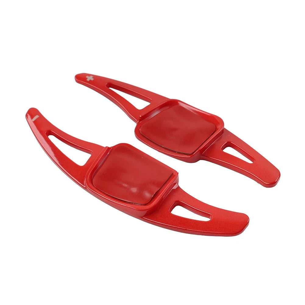 Steering Wheel Paddle Shifter Extension for VW Golf 8, Atlas, Sharan, CC (2020–2023) Red